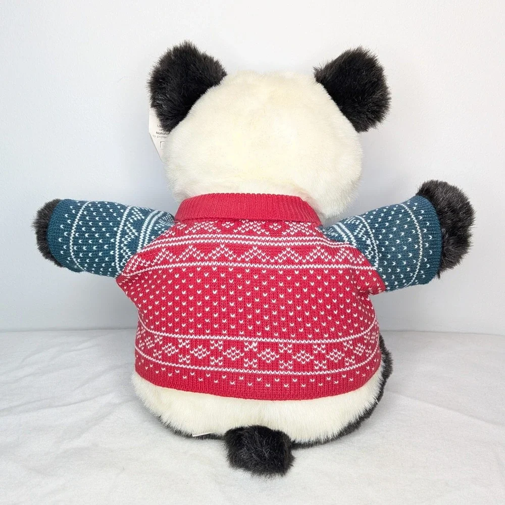 NWT VTG Macy's Gund x Tommy Hilfiger Exclusive Panda Bear Stuffed Animal Plush